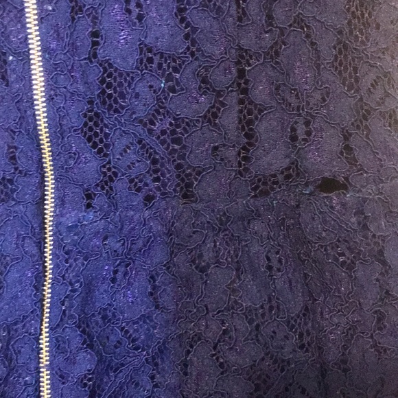 Babaton blue lace dress with pockets - Picture 5 of 8